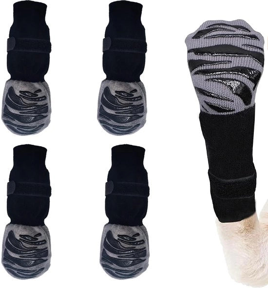 Protezione per zampe di cane XL - Antiscivolo per zampe di cane - Protezione robusta per zampe - Impermeabile - Cinture regolabili - Prevenzione di graffi - Zampe di cane con protezione