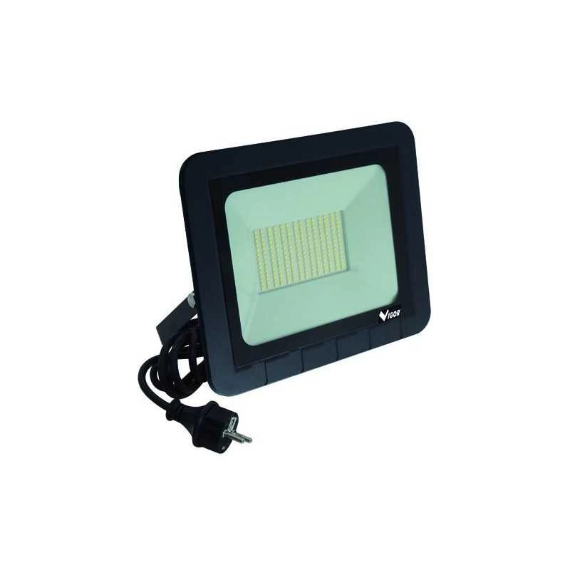Proiettore Led Vigor Lumy-100 Cavo 3M Spina Schuko 100W-7500L