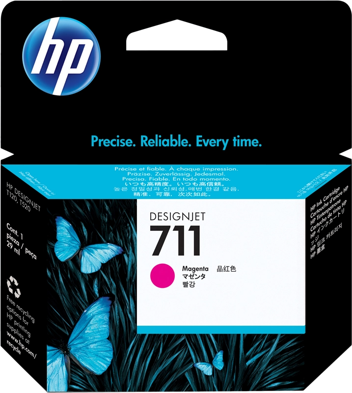 HP Cartuccia inchiostro magenta DesignJet 711, 29 ml