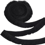 Fascetto Macramé 1 Pollice Largo - 40 Iarde Cotone - Frangia - Attività Artigianali - Decorazione - Bianco