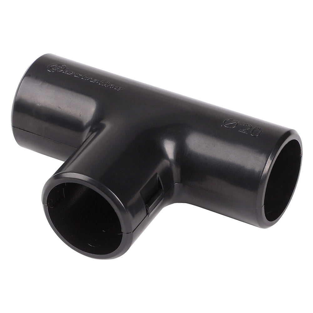 DERIVAZIONE A 'T' ISPEZIONABILE PER TUBO RIGIDO Ø 20 mm. - 4 pz.  - ELECTRALINE
