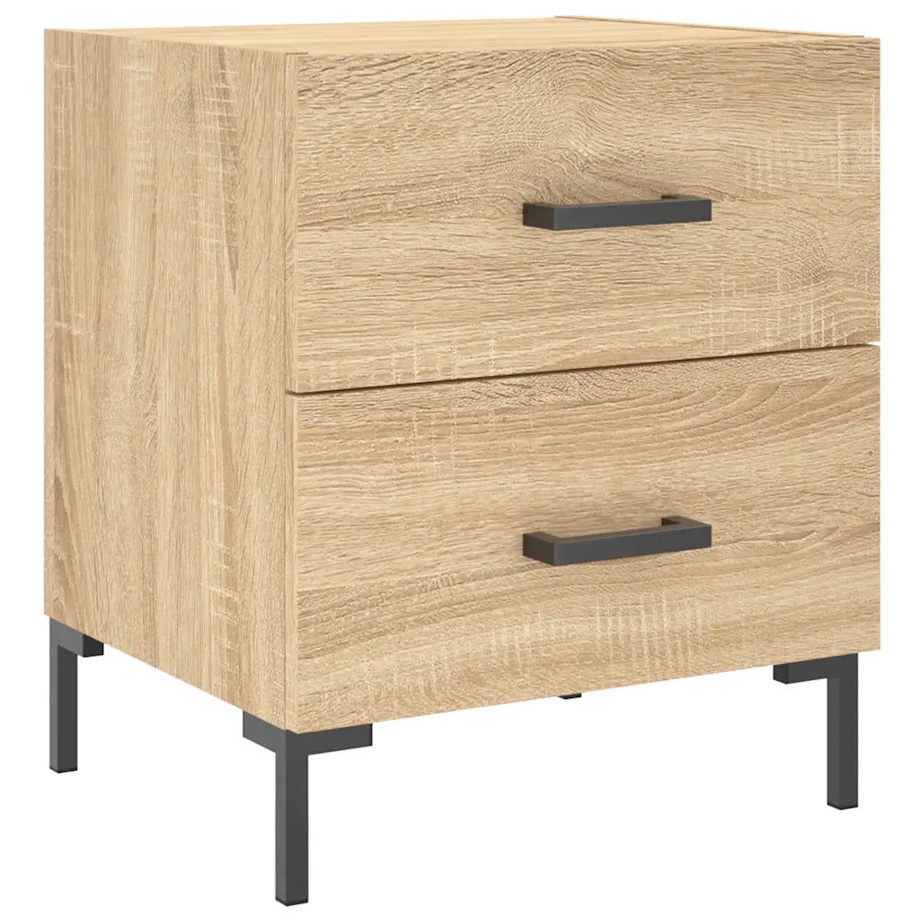 Comodini 2 pz-Set di 2 Tavolino da notte Rovere Sonoma 40x35x47,5 cm in Legno Multistrato 429250