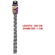 Master Lock 8021EURD Catena in Acciaio Temperato 2,0 m Diametro 10 mm Rivestimento in Vinile colore Trasparente