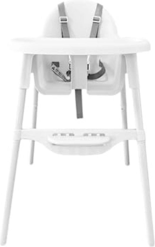 Sedile per Bambino - Sedile in Legno per Bambino - Sedile e Tavolo per Bambino - Sedile in Legno per Bambino - Sedile per Bambini da 6 a 36 Mesi (massimo 15 kg) Bianco