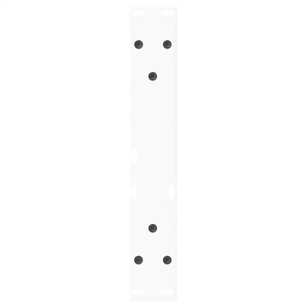 vidaXL Gambe per Tavolino da Caffè a Forma di V 2 pz Bianche 40x(30-31,3) cm Acciaio