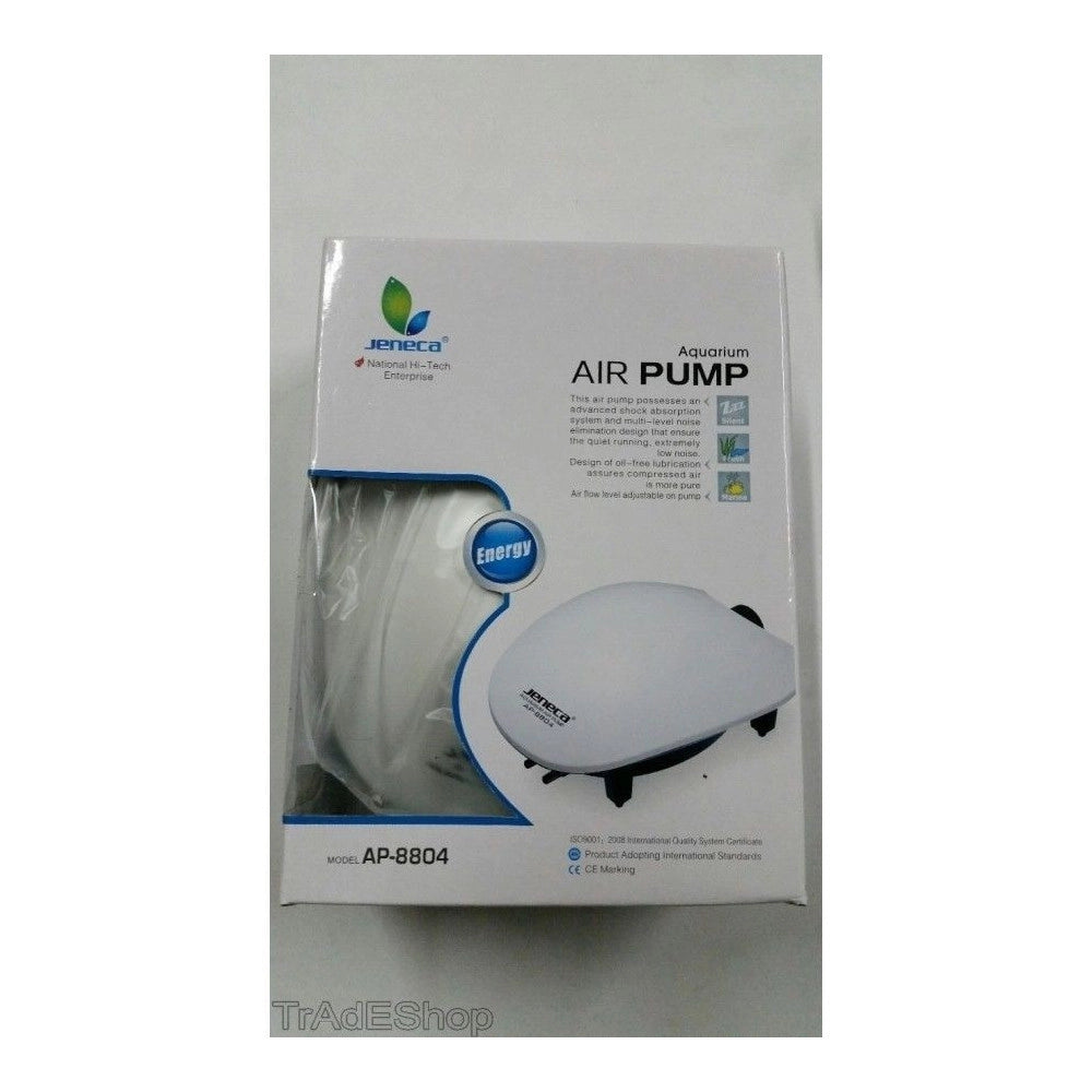 Trade Shop - Pompa Aria Areatore Aeratore Per Da Acquario Pesci 6,6 L/m Esterna 3.5 W Ap-8804 -