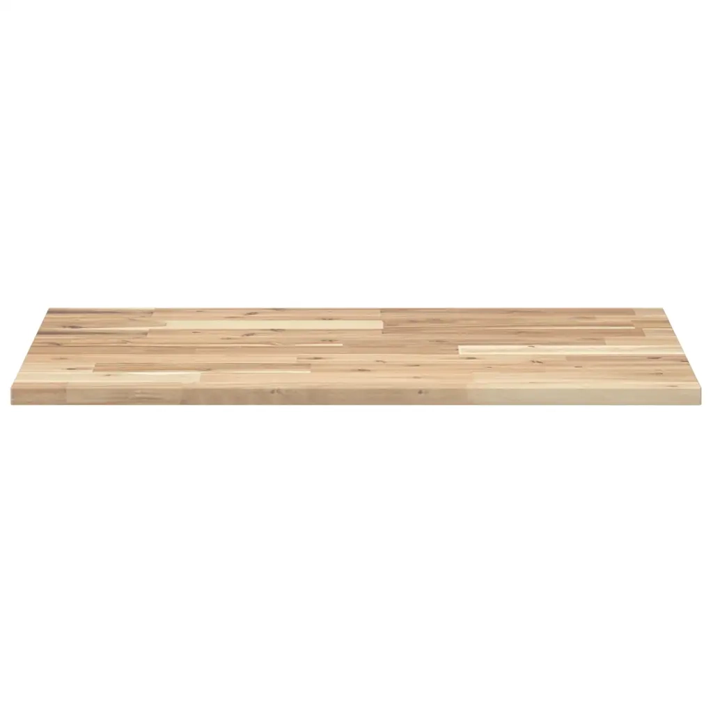 Piano Tavolo | Superficie Tavolo | Piano Scrivania Non Trattato 60x50x2cm Legno Massello di Acacia
