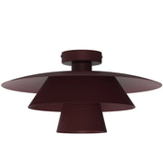 Plafoniera decorativa Plato 1xE27 bordo acciaio Luminex