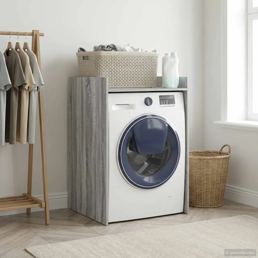 Mobiletto per lavatrice Grigio Sonoma 67,5 x 62 x 97 cm CFW3389282