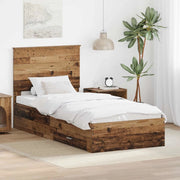 Struttura del letto Legno vecchio 90 x 190 cm Legno multistrato