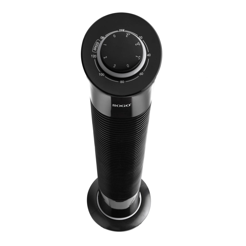 Ventilatore torre colonna oscillante 77cm, 3 velocità temporizatore 2h, funzione turbo 45W silenzioso - SOGO