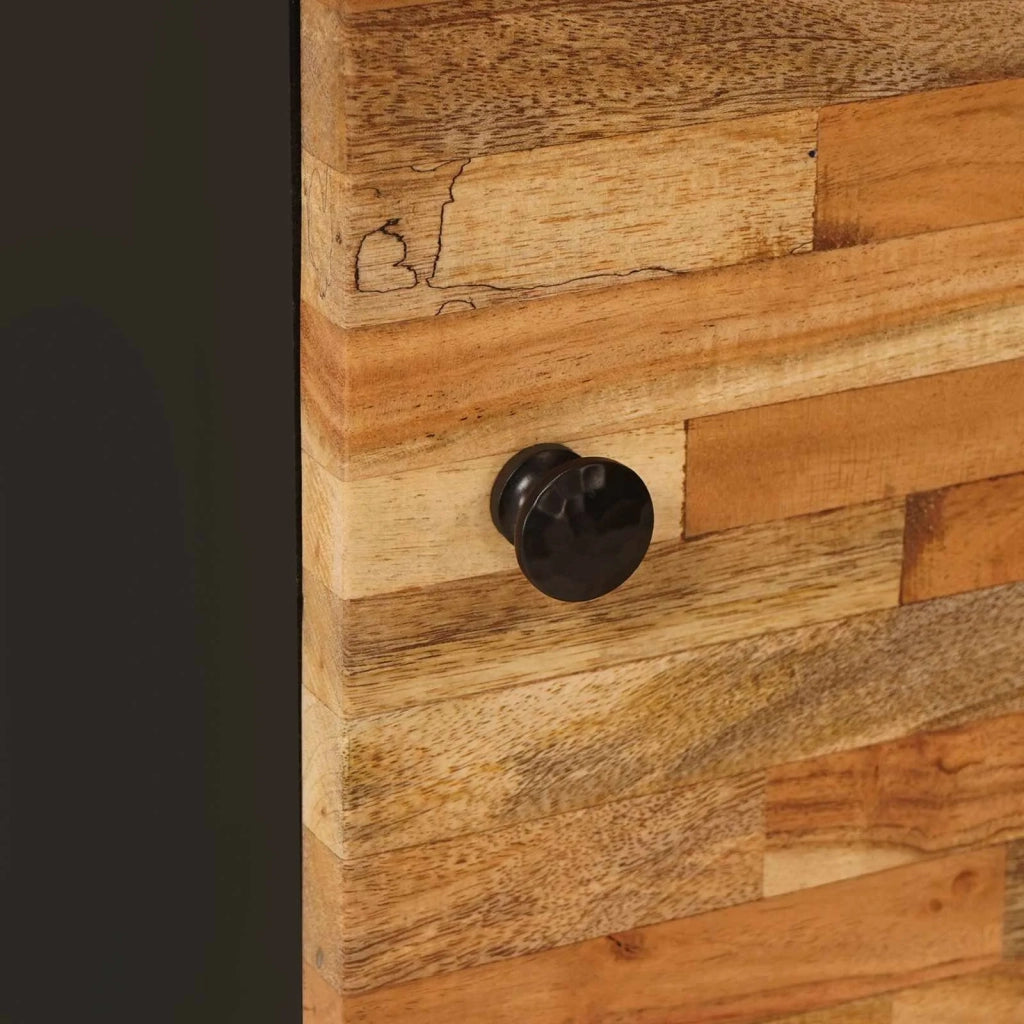 Mobile laterale Marrone 40 x 33 x 75 cm Legno di mango massello 4018320
