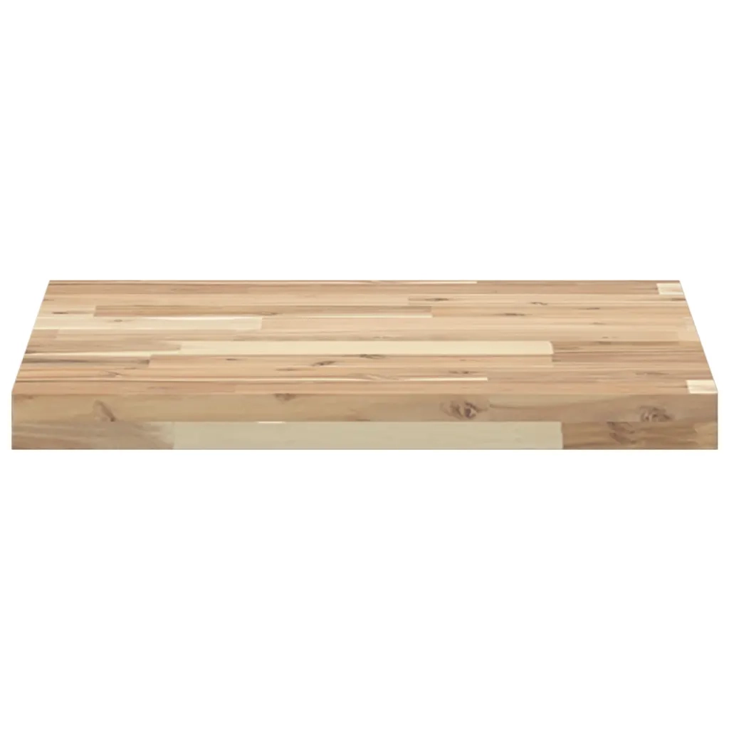 Piano Tavolo Quadrato 50x50x4 cm in Legno Massello di Acacia 4008713