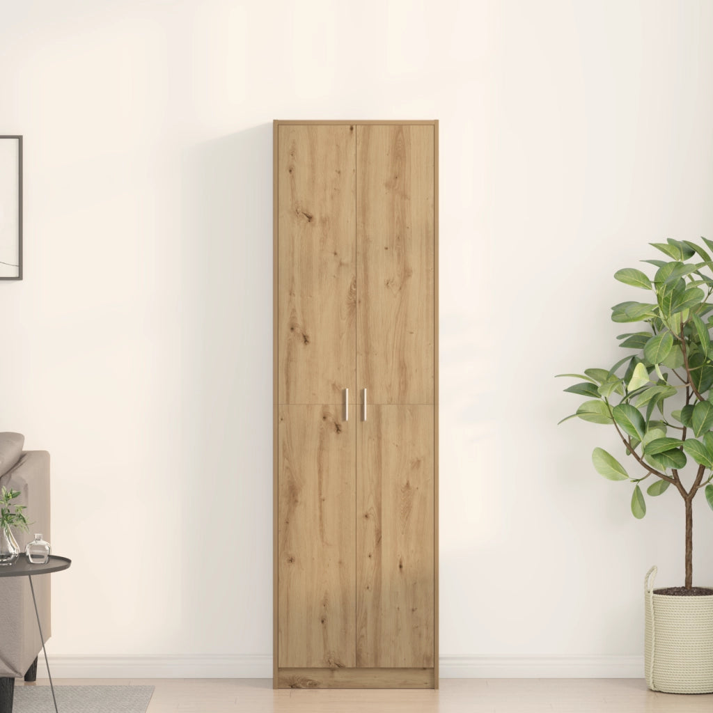 Armadio in rovere artigianale 55x25x189 cm Legno ingegnerizzato