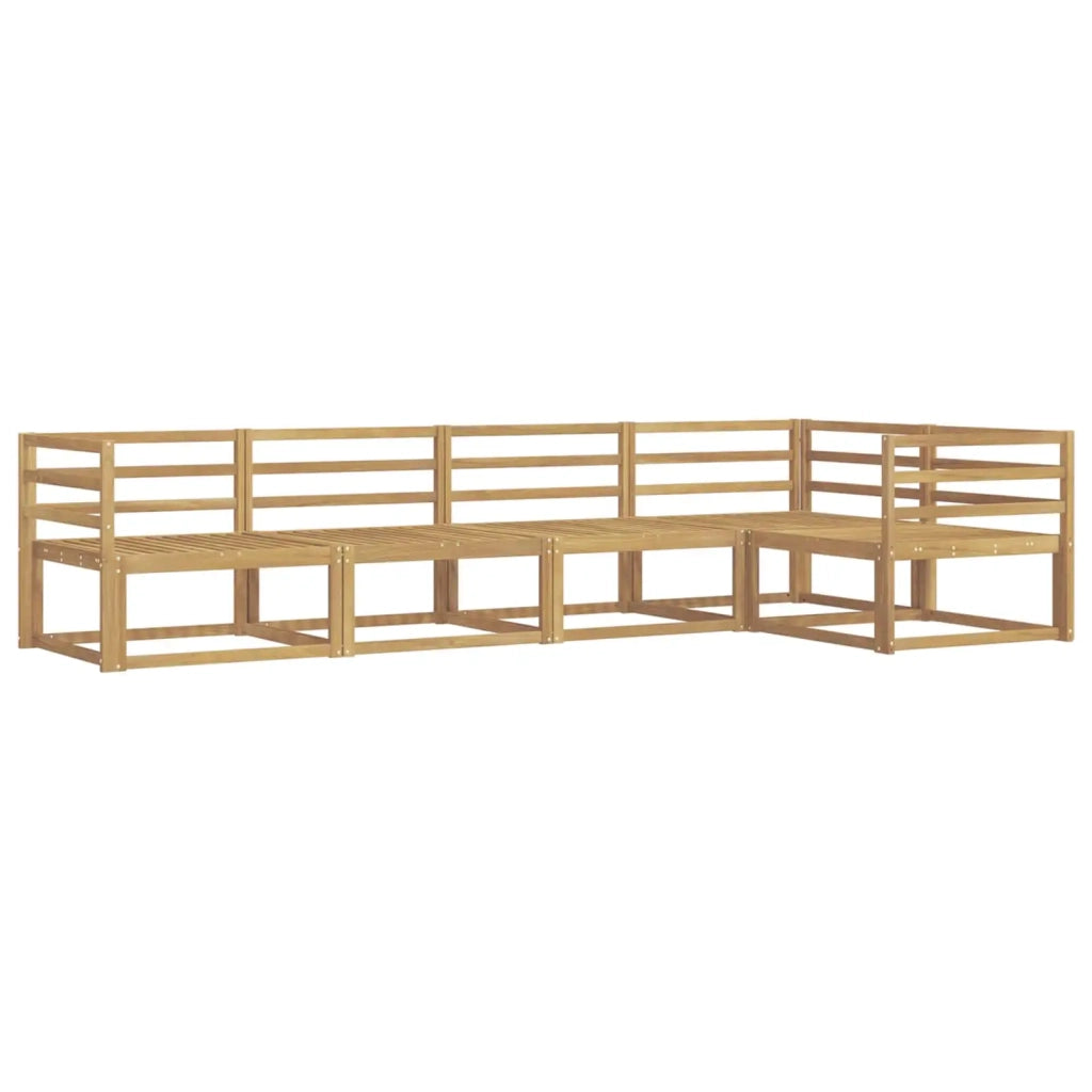 Set di divani da esterno 5 pcs Bianco 325 x 166,5 x 73 cm 3386428