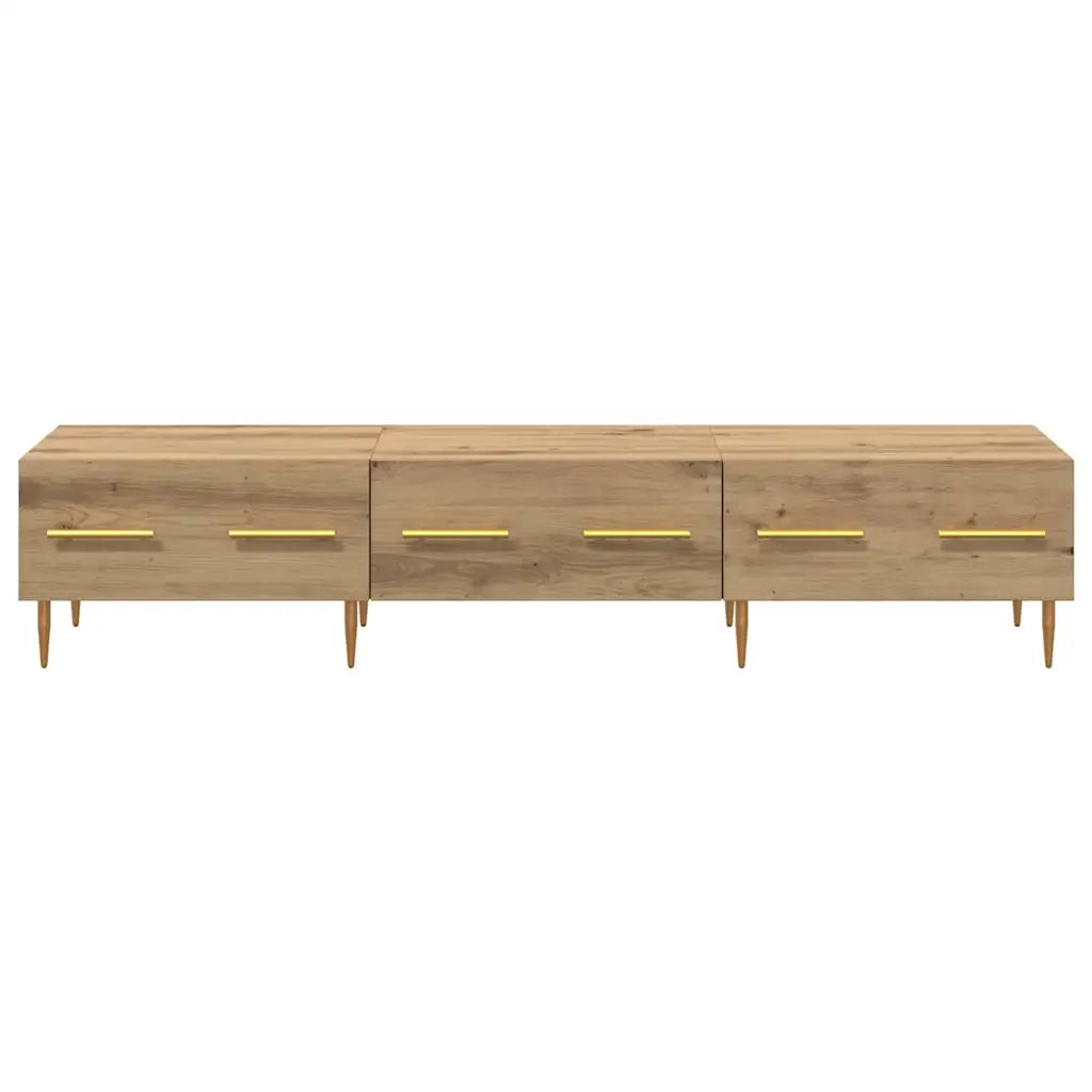 Mobile TV-Credenza per TV-Console TV Rovere artigianale 150 x 36 x 30 cm Legno multistrato 192075