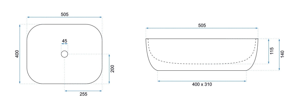 Lavabo Da Appoggio Rea Mona Slim