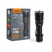 Torcia tattica LED 20W 2000lm 650m IP68 Videx AT265
