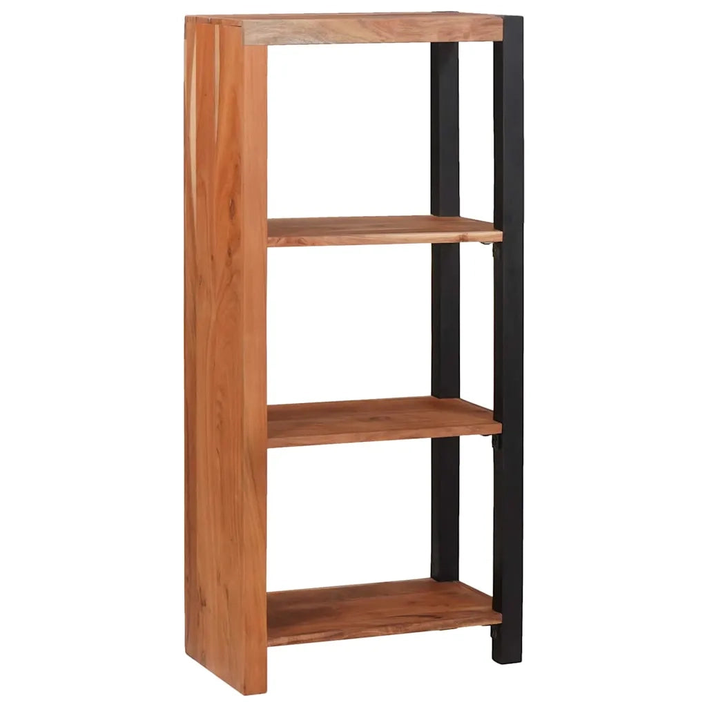 Libreria-Scaffale per Libri-Mobile di Stoccaggio Marrone 70 x 30 x 110 cm Legno di Acacia Massello