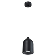 Lampada a sospensione minimal nera 1xGU10 8W Nilo Light Prestige