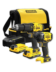 STANLEY FatMax Kit SFMCK465D2S (SFMCD711 + SFMCF800 + 2 x 2,0 Ah + Cargador + Borsa)