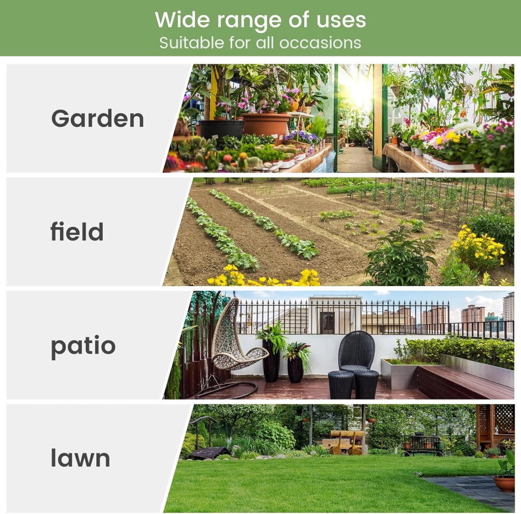 Serra da Giardino con Porte Avvolgibili, Serra da Balcone, Telo in Rete PE 140 g/m², per Piante Idrorepellente, 4 Picchetti, 100x50x190 cm, Bianco