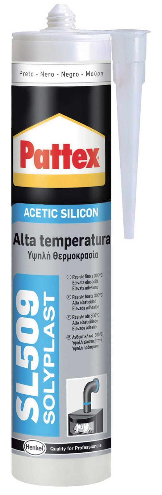 cartuccia silicone alte temperature sl509 rosso ml.300 cod:ferx.36720