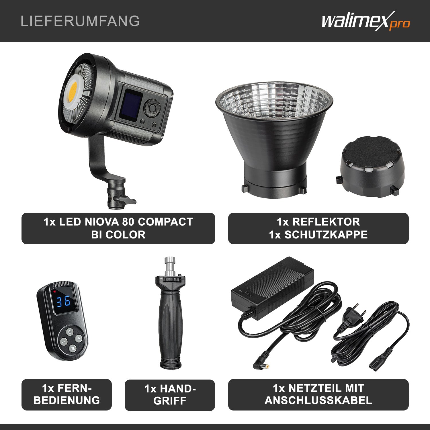 LED Niova 80 Compact Bi Colour 80W