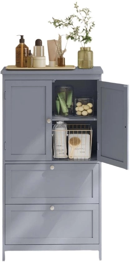 Cassettiera da bagno - cassettiera da cucina - contenitore di archiviazione - massima stabilità - 30 x 60 x 110 cm