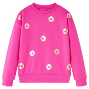 Felpa da Bambina Rosa Scuro 140cod mxl 84679