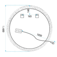 Specchio Led 60cm Yh-3562