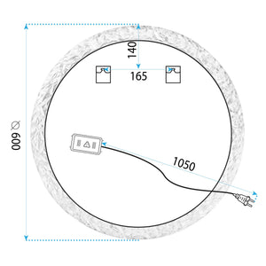 Specchio Led 60cm Yh-3562