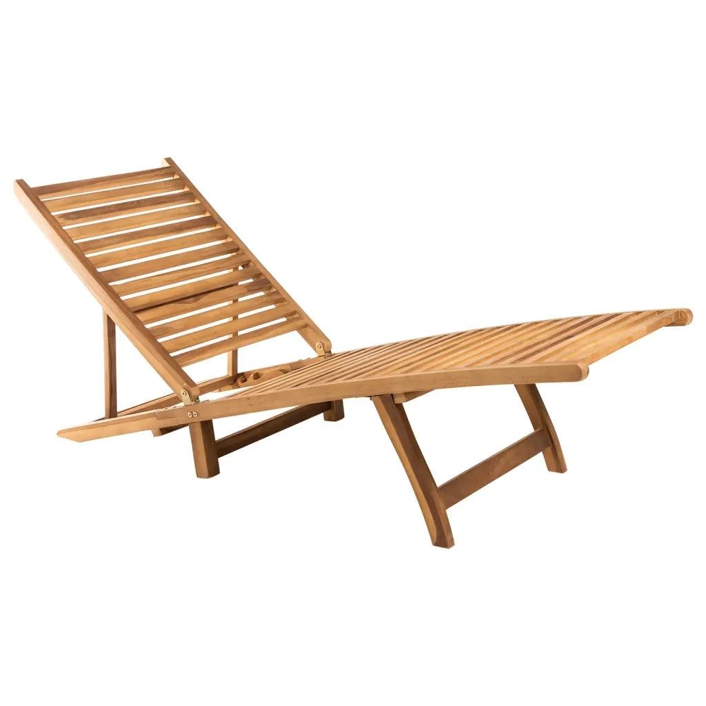 Lettino Prendisole in Legno Massello di Teak cod mxl 26434