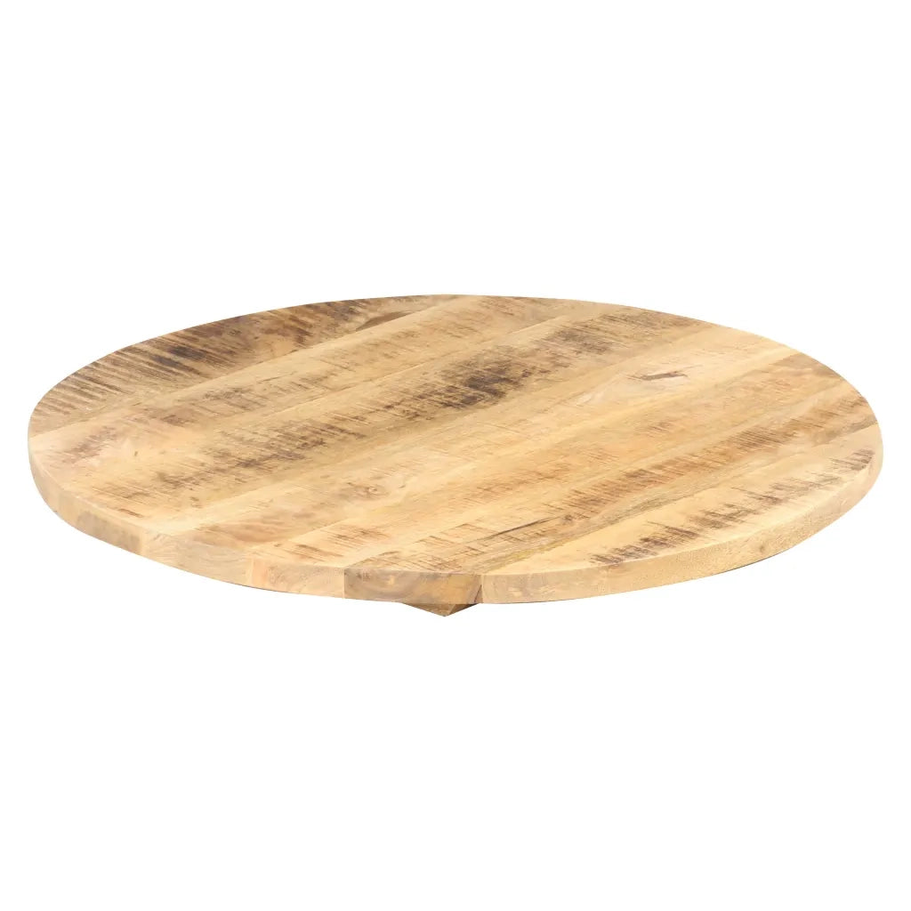 Piano Tavolo in Legno Massello di Mango Rotondo 25-27 mm 50 cm 286005