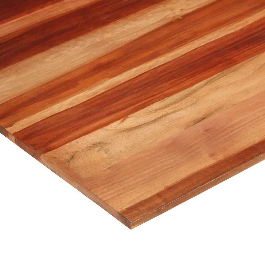 Piano Tavolo in Legno Massello di Acacia 15-16 mm 80x80 cm 285987