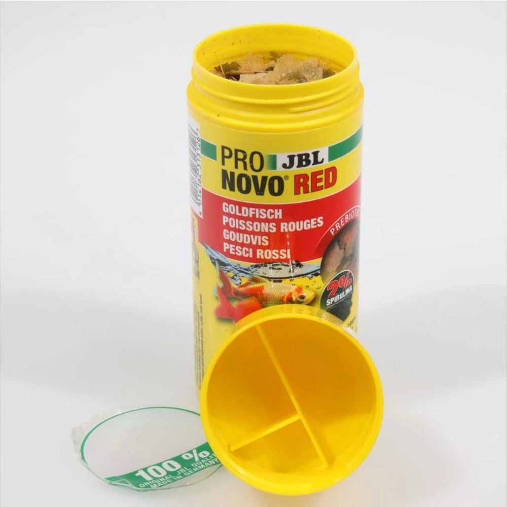 JBL ProNovo Red Flakes M - Mangime base in fiocchi per tutti i pesci rossi da 8 a 20cm Formato: 250 ml
