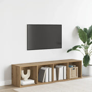 Libreria/Mobile TV Rovere Artigianale 36x30x143 cm Truciolato