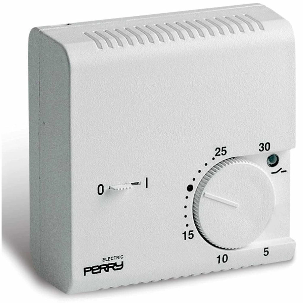 Perry 1tpte046 Termostato Per Parete Con Funzionamento On Off Bianco