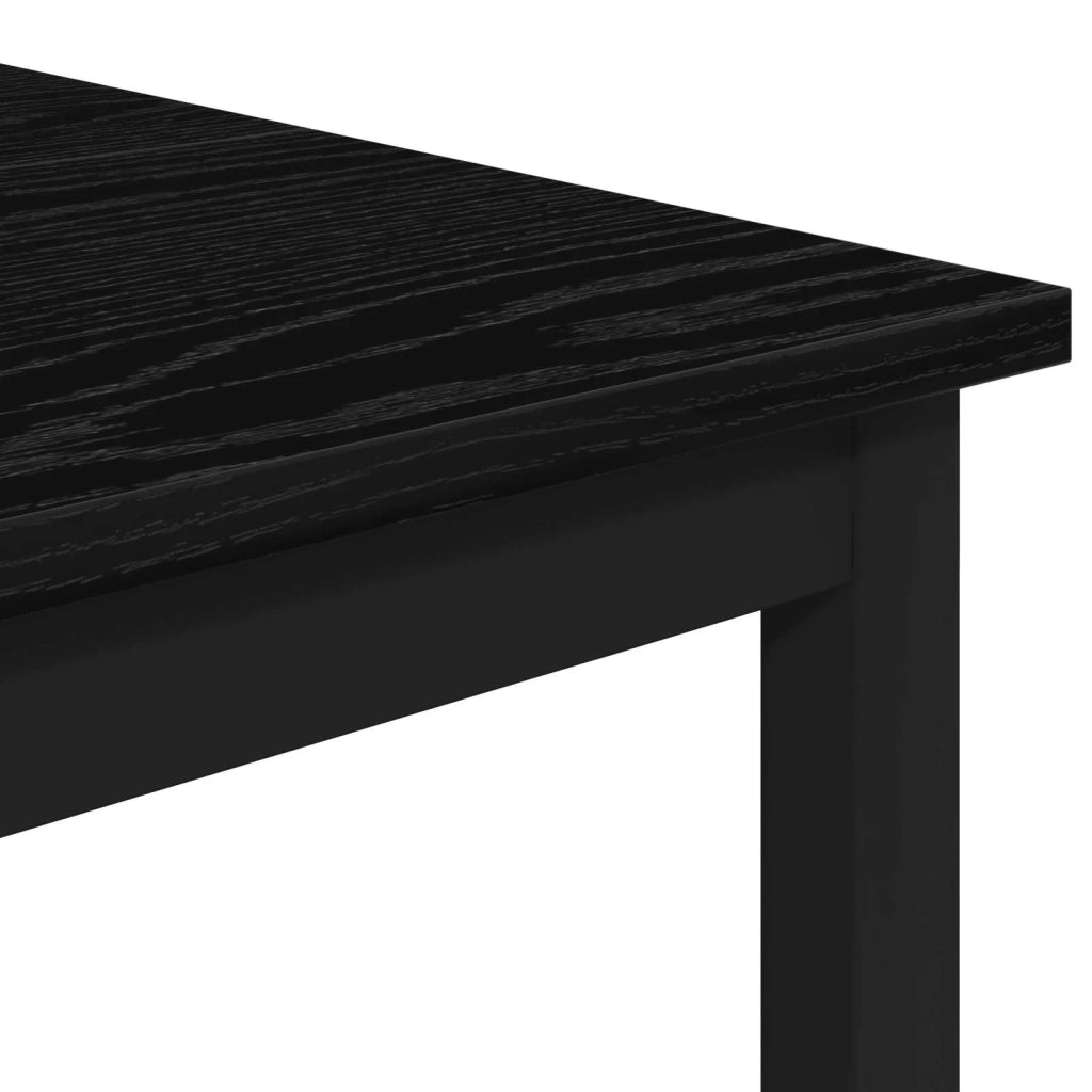 Sgabello da bar Rovere Nero 40 x 32 x 74 cm 8006145