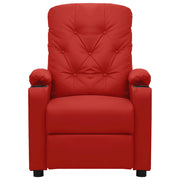 Divano Sedia-Poltrona Massaggiante Rosso Vino in Similpelle 280666
