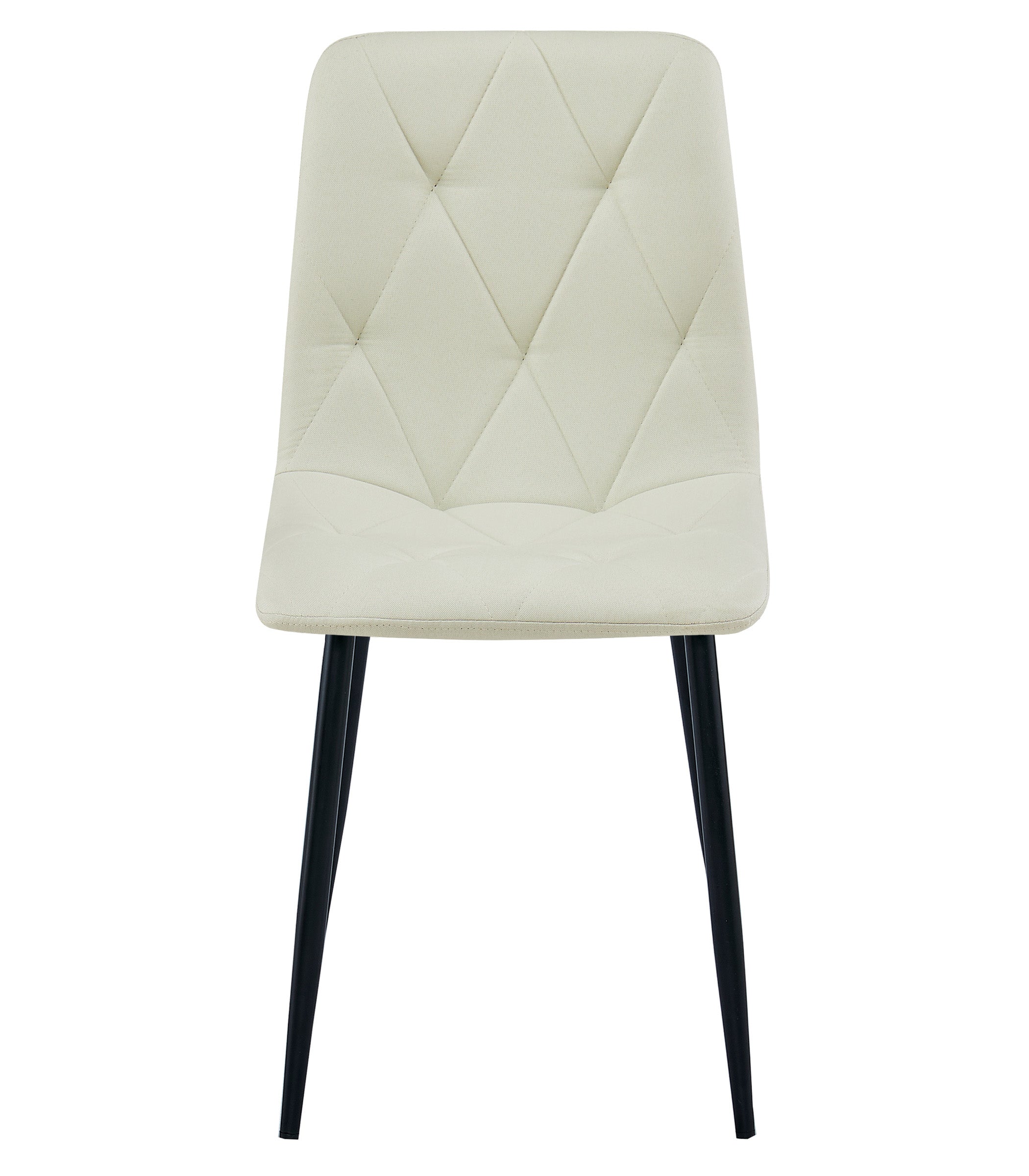 Sedia imbottita VALORA TYRA - Beige elegante per soggiorno, cucina x2