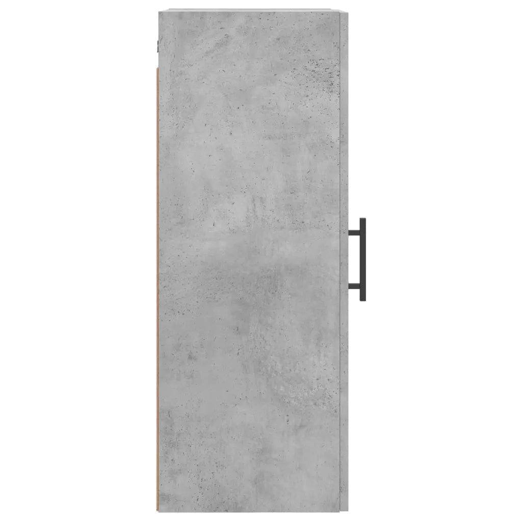 Mobile a Parete Grigio Cemento 34,5x34x90 cm 828880