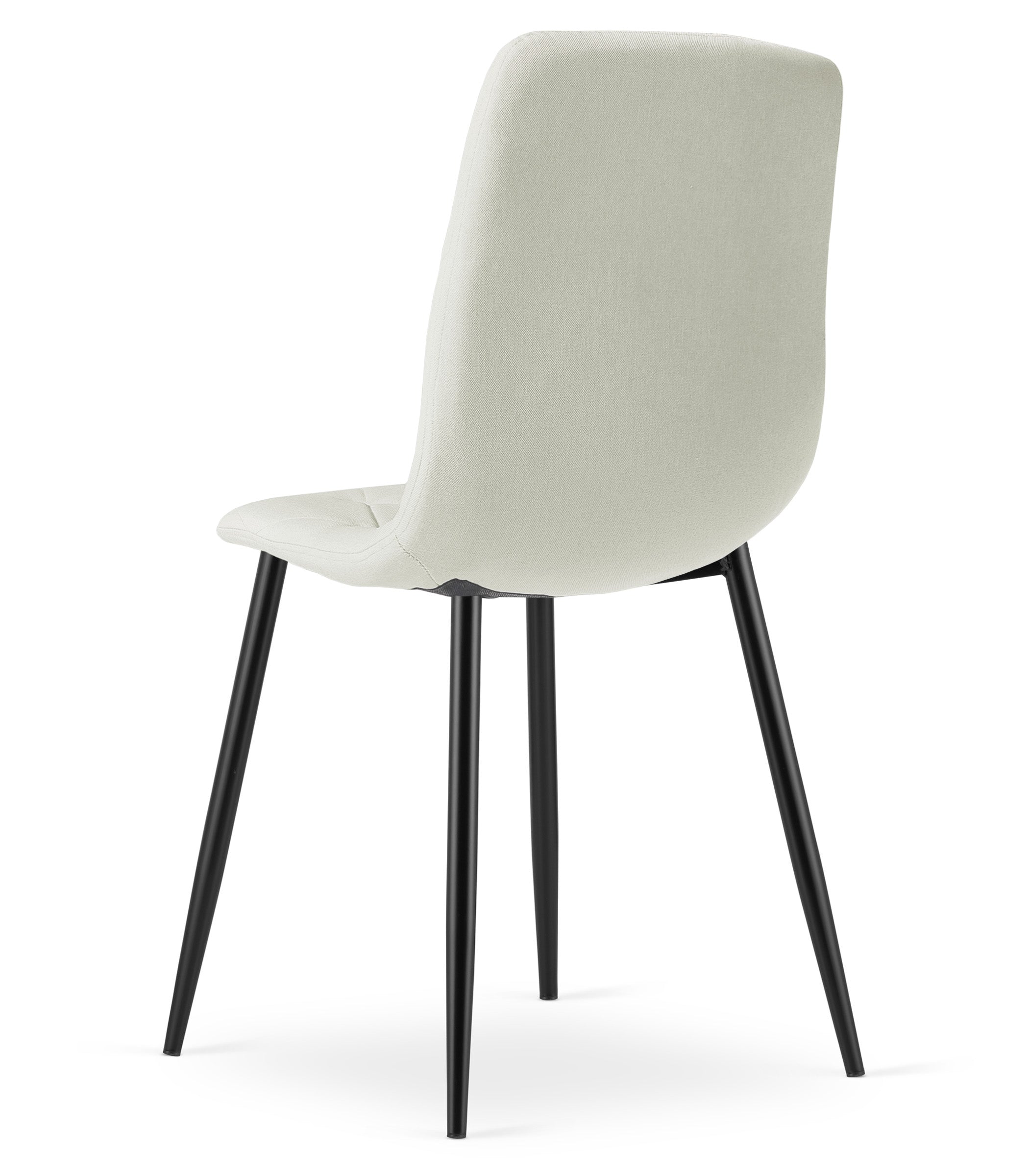 Sedia imbottita VALORA TYRA - Beige elegante per soggiorno, cucina x2