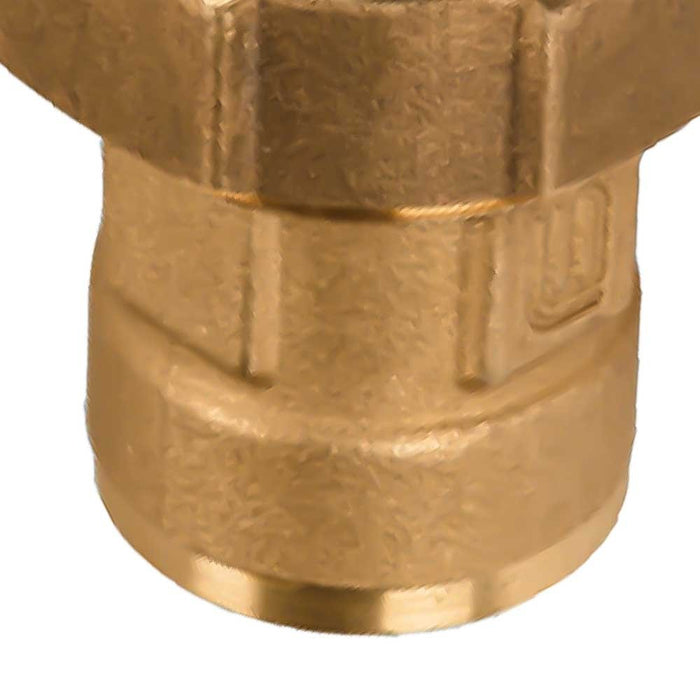 Raccordo diritto femmina in ottone per polietilene