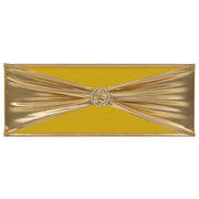 Nastri Ornamentali per Sedie 25 pz con Fibbia Diamantata Oro 133579