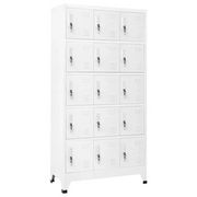 Armadietto con Serratura Grigio Chiaro 90x40x180 cm in Acciaio cod mxl 51320