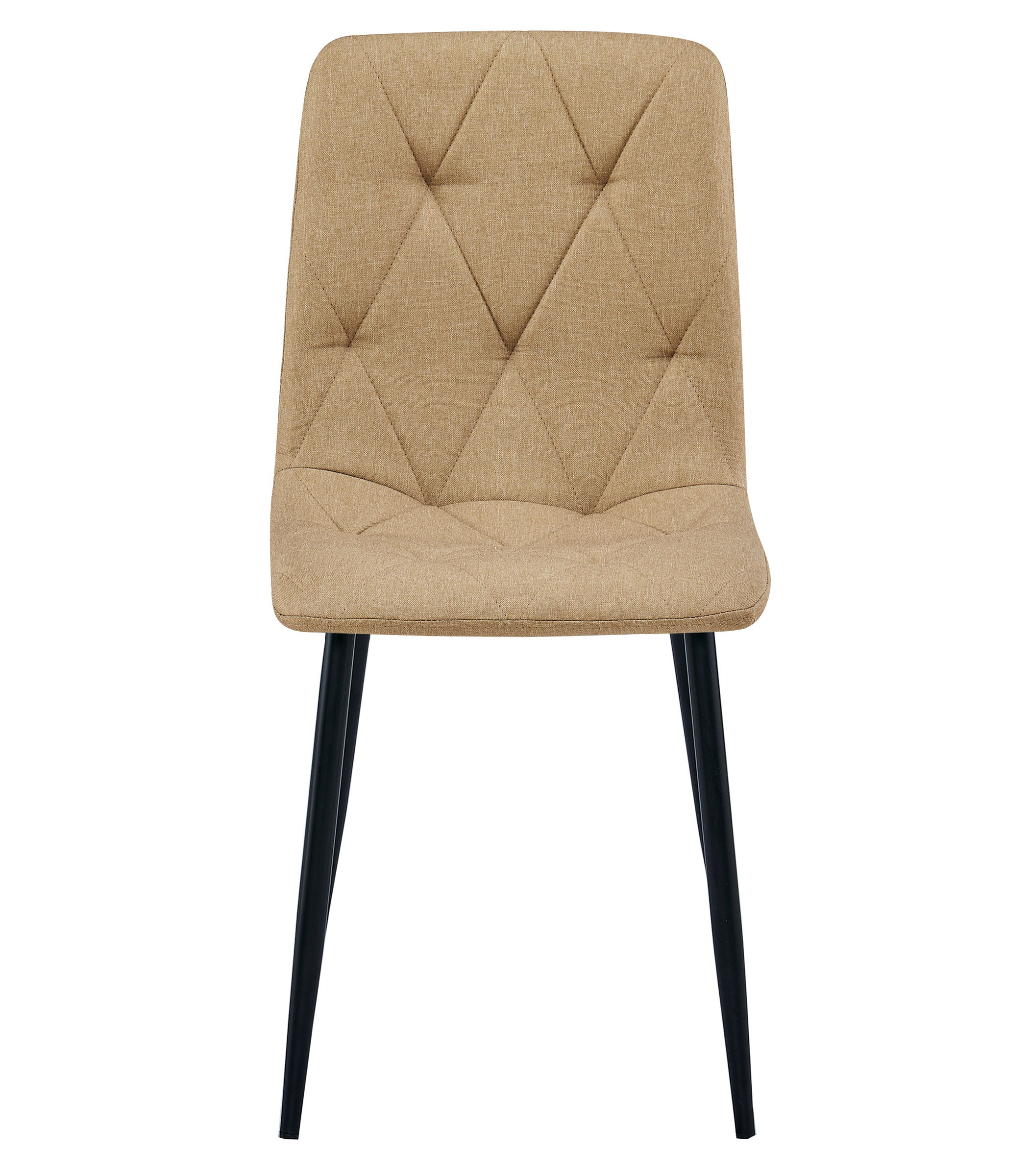 Sedia imbottita VALORA TYRA - Elegante marrone per soggiorno, cucina x2