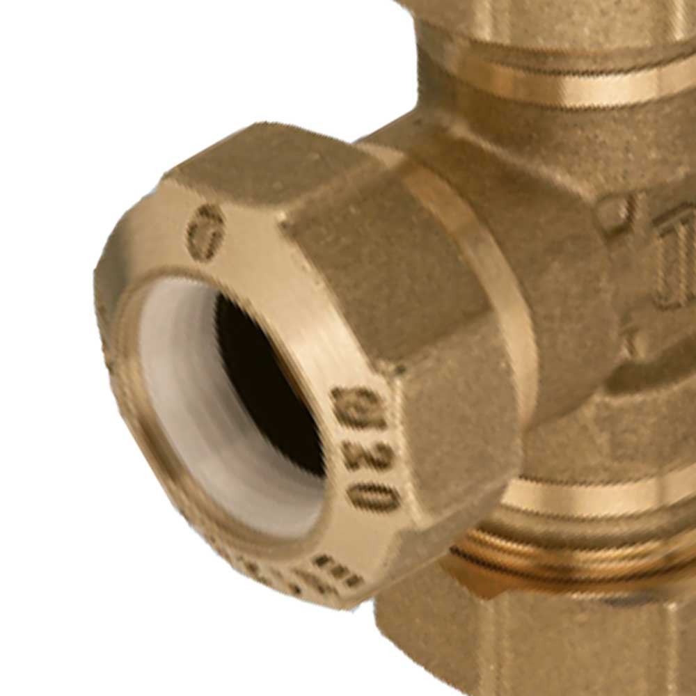 Raccordo in ottone per polietilene