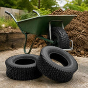 Wheelbarrow Tires, 2 Pieces, 13x5.00-6 4PR Rubber