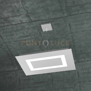 CARPET SOSPENSIONE RETTANGOLARE PICCOLA 4 LUCI GRIGIO 1137-SRP-GR